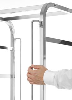 Mobile trolley for dishwasher baskets - 7 x 500x500 mm, HENDI, 615x560x(H)1710mm 4