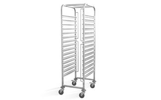 Clearing trolley – 15x 600x400, HENDI, Profi Line, 515x680x(H)1710mm