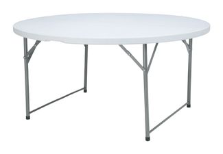 Kulatý bufetový stůl, AmerBox, Bílá, ⌀1500x(H)740mm, Kulatý