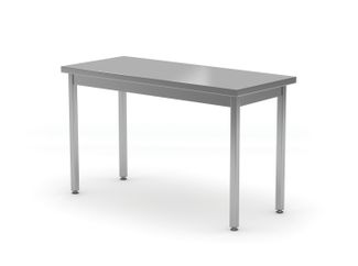 Stół centralny bez półki – skręcany, HENDI, Profi Line, 1000x600x(H)850mm