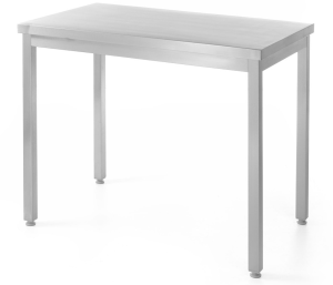 Stół centralny bez półki – skręcany, głębokość 600 mm, HENDI, Kitchen Line, 1400x600x(H)850mm