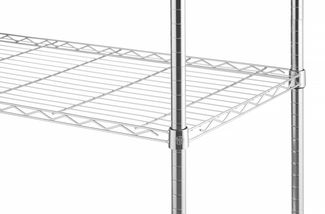 Storage rack with 5 shelves, HENDI, Chrome, 910x455x(H)1830mm 1