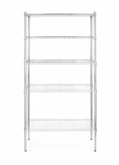 Hoiuriiul 5 riiuliga, HENDI, Kroomitud, 910x455x(H)1830mm