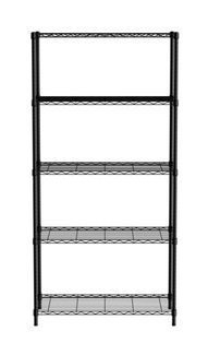 Hoiuriiul 5 riiuliga, HENDI, Must, 910x455x(H)1830mm