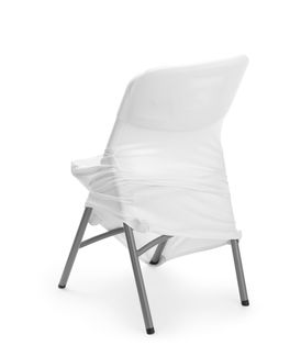 Folding chair cover, HENDI, 810965 & 910989, White, 540x440x(H)840mm 1