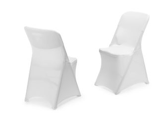 Folding chair cover, HENDI, 810965 & 910989, White, 540x440x(H)840mm 1