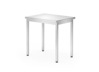 Keskne laud, polditud, HENDI, Kitchen Line, 800x600x(H)850mm