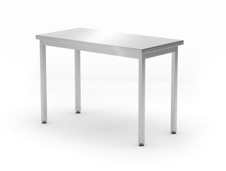 Keskne laud, polditud, HENDI, Kitchen Line, 1200x600x(H)850mm