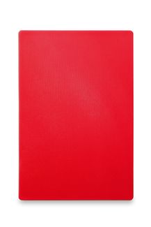 Cutting board HACCP 600x400, HENDI, Red, 600x400x(H)18mm