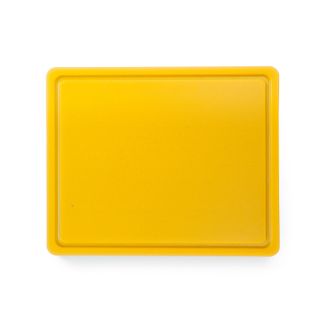 Cutting board HACCP Gastronorm 1/2, HENDI, GN 1/2, Yellow, 325x265mm, Rectangular