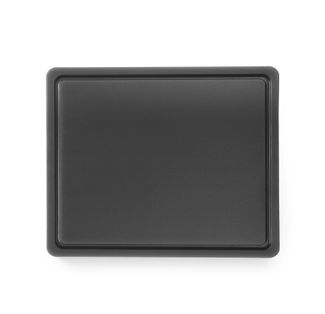 Cutting board HACCP Gastronorm 1/2, HENDI, GN 1/2, Black, 325x265mm, Rectangular