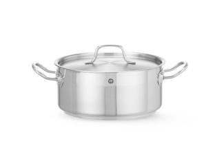 Nízký hrnec s pokličkou, HENDI, Profi Line, 4,8L, ⌀240x(H)105mm