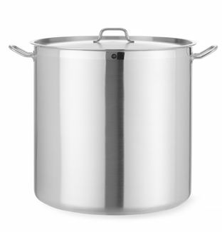 Olla alta con tapa, HENDI, Profi Line, 95L, ⌀500x(H)500mm