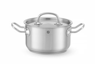 Garnek średni z pokrywką, HENDI, Kitchen Line, 1,8L, ⌀160x(H)95mm 1