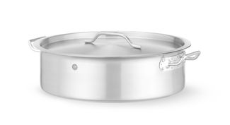Low pot with lid, HENDI, 10,8L, ⌀360x(H)110mm, Round 3
