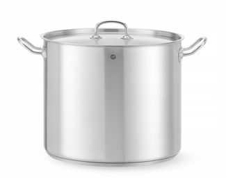 Magas fazék- fedővel, HENDI, Kitchen Line, 21L, ⌀320x(H)270mm 1