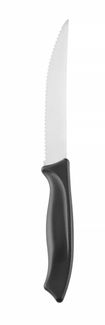 Steak knife, serrated, HENDI, Black, (L)227mm, Serrated 1
