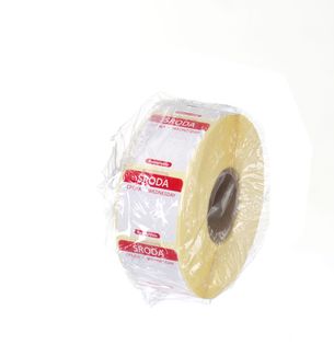Korduvkasutatavad igapäevased toiduohutuse kleebised, HENDI, 1000 tk. rullis, Punane, 1000 tk., 25x25mm