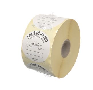 Etykiety Food Safety, wielorazowe – „SPOŻYĆ PRZED”, HENDI, 500 szt. w rolce, 500 szt., ⌀50mm