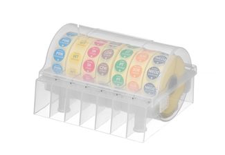 Ühekordsete etikettide komplekt ''Food Safety'' igaks nädalapäevaks koos jaoturiga, HENDI, 184x142x(H)108mm