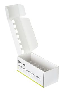 Zestaw etykiet wielorazowych Food Safety na każdy dzień tygodnia z podajnikiem, HENDI, 240x80x(H)100mm 1