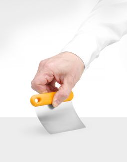 Raspador de banco para pizza, heavy-duty , HENDI, designed by Robert Bronwasser, Naranja, 130x95x(H)13mm