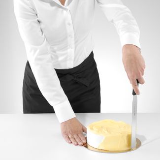 Siaura mentelė, HENDI, Juodas, 37x400mm