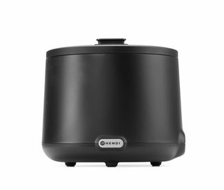 Soup kettle UNIQ , HENDI, designed by Robert Bronwasser, 8L, Black, 230V/500W, ⌀365x(H)325mm