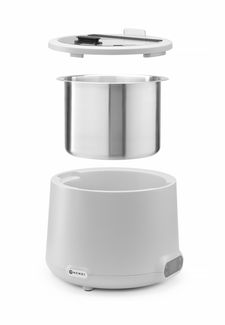 Hervidor de sopa UNIQ, HENDI, designed by Robert Bronwasser, 8L, Blanco, 220-240V/500W, ⌀365x(H)325mm 1