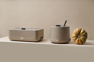 Soup kettle UNIQ, HENDI, designed by Robert Bronwasser, 8L, Beige, 220-240V/500W, ⌀365x(H)325mm 1
