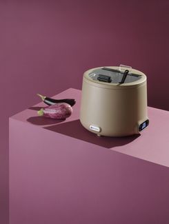 Soup kettle UNIQ, HENDI, designed by Robert Bronwasser, 8L, Beige, 220-240V/500W, ⌀365x(H)325mm 1