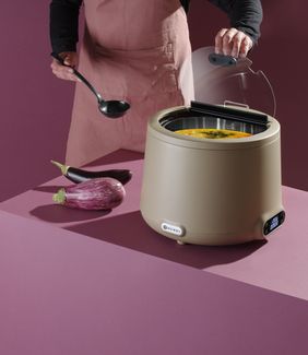 Soup kettle UNIQ, HENDI, designed by Robert Bronwasser, 8L, Beige, 220-240V/500W, ⌀365x(H)325mm 1