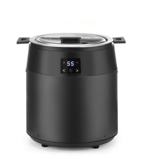 Soup kettle waterless, 10L, HENDI, 10L, Black, 220-240V/450W, ⌀330x(H)398mm 1