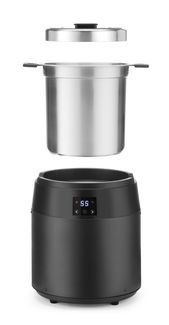 Soup kettle waterless, 10L, HENDI, 10L, Black, 220-240V/450W, ⌀330x(H)398mm 1