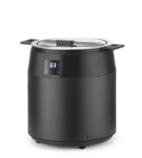 Soup kettle waterless, 10L, HENDI, 10L, Black, 220-240V/450W, ⌀330x(H)398mm 1