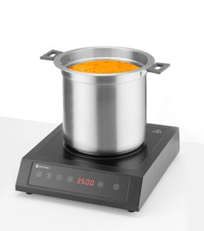 Soup kettle waterless, 10L, HENDI, 10L, Black, 220-240V/450W, ⌀330x(H)398mm 1