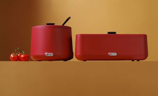 Kaitinimo indas UNIQ, HENDI, designed by Robert Bronwasser, GN 1/1, Raudona, 220-240V/700W, 607x402x(H)245mm 1