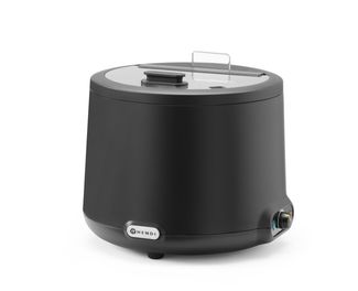 Soup kettle UNIQ, analogue control, HENDI, 8L, Black, 230V/500W, 367x385x(H)325mm 3