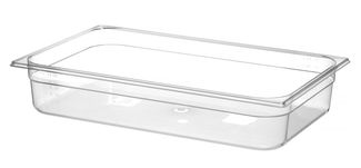Container GN 1/1 polycarbonate, HENDI, Profi Line, GN 1/1, 14L, Transparent, 530x325x(H)100mm 2