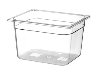 Container GN 1/2 polycarbonate, HENDI, Profi Line, GN 1/2, 12,5L, Transparent, 325x265x(H)200mm 2