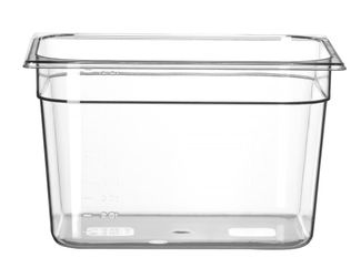 Container GN 1/2 polycarbonate, HENDI, Profi Line, GN 1/2, 12,5L, Transparent, 325x265x(H)200mm 1