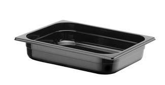 Container GN 1/2 black polycarbonate, HENDI, Profi Line, GN 1/2, 4L, Black, 325x265x(H)65mm