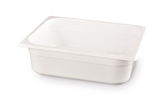 Pojemnik GN 1/2 z białego poliwęglanu, HENDI, GN 1/2, 6,5L, biały, 325x265x(H)100mm