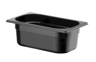Gastronorm-Behälter 1/4, HENDI, Profi Line, GN 1/4, 2,8L, Schwarz, 265x162x(H)100mm