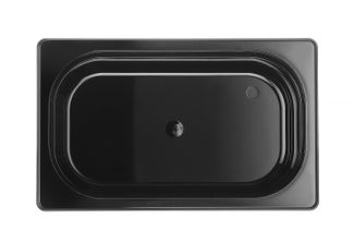 Container GN 1/4 black polycarbonate, HENDI, Profi Line, GN 1/4, 1,8L, Black, 265x162x(H)65mm 3