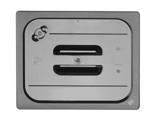 Lid for GN containers black polycarbonate, HENDI, GN 1/2, Black, 325x265mm 2