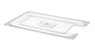 Lid for GN containers with sous vide stick recess, HENDI, GN 1/1, Transparent, 530x325mm 2