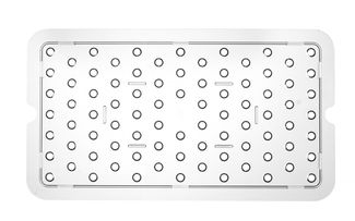 Perforated drip shelf for GN containers polycarbonate, HENDI, Profi Line, GN 1/1, Transparent, 467x263mm 2