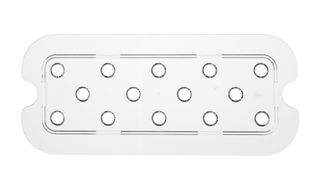 Perforated drip shelf for GN containers polycarbonate, HENDI, Profi Line, GN 1/3, Transparent, 266x116mm 2