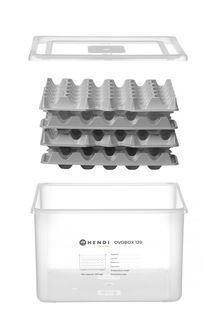 Egg container HENDI OVOBOX 120, HENDI, GN 2/3, 18L, 355x325x(H)200mm 2